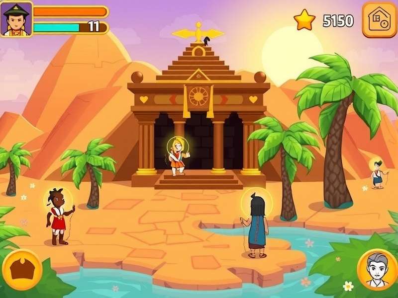 Sun Temple Odyssey Trail Game Screenshot